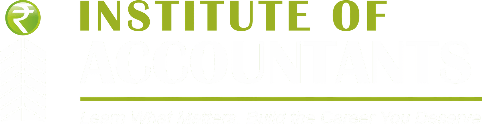 institute of accounts logo white